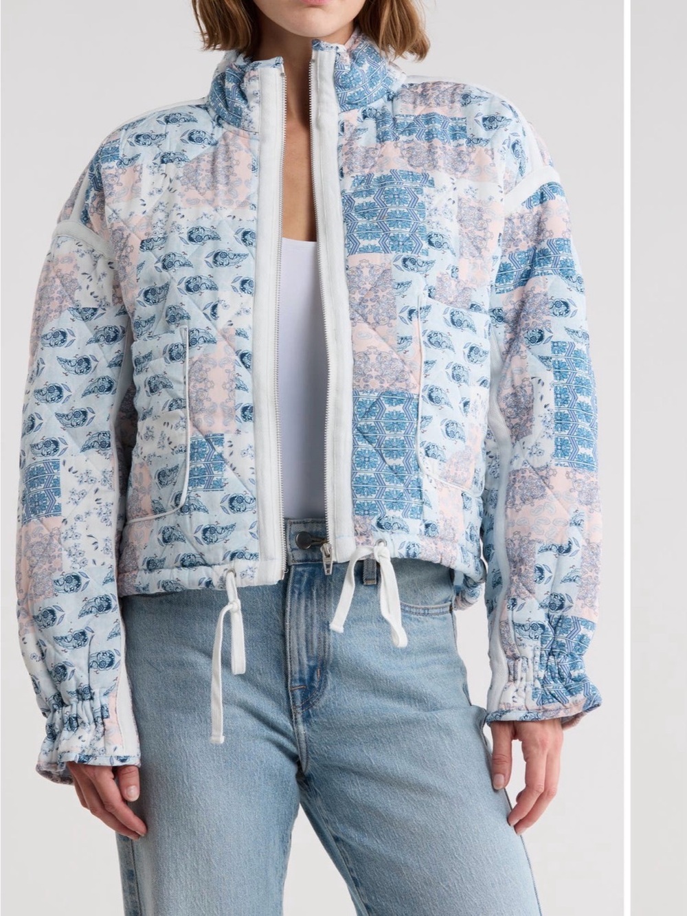 NWT BlankNYC Quilted Cropped Jacket